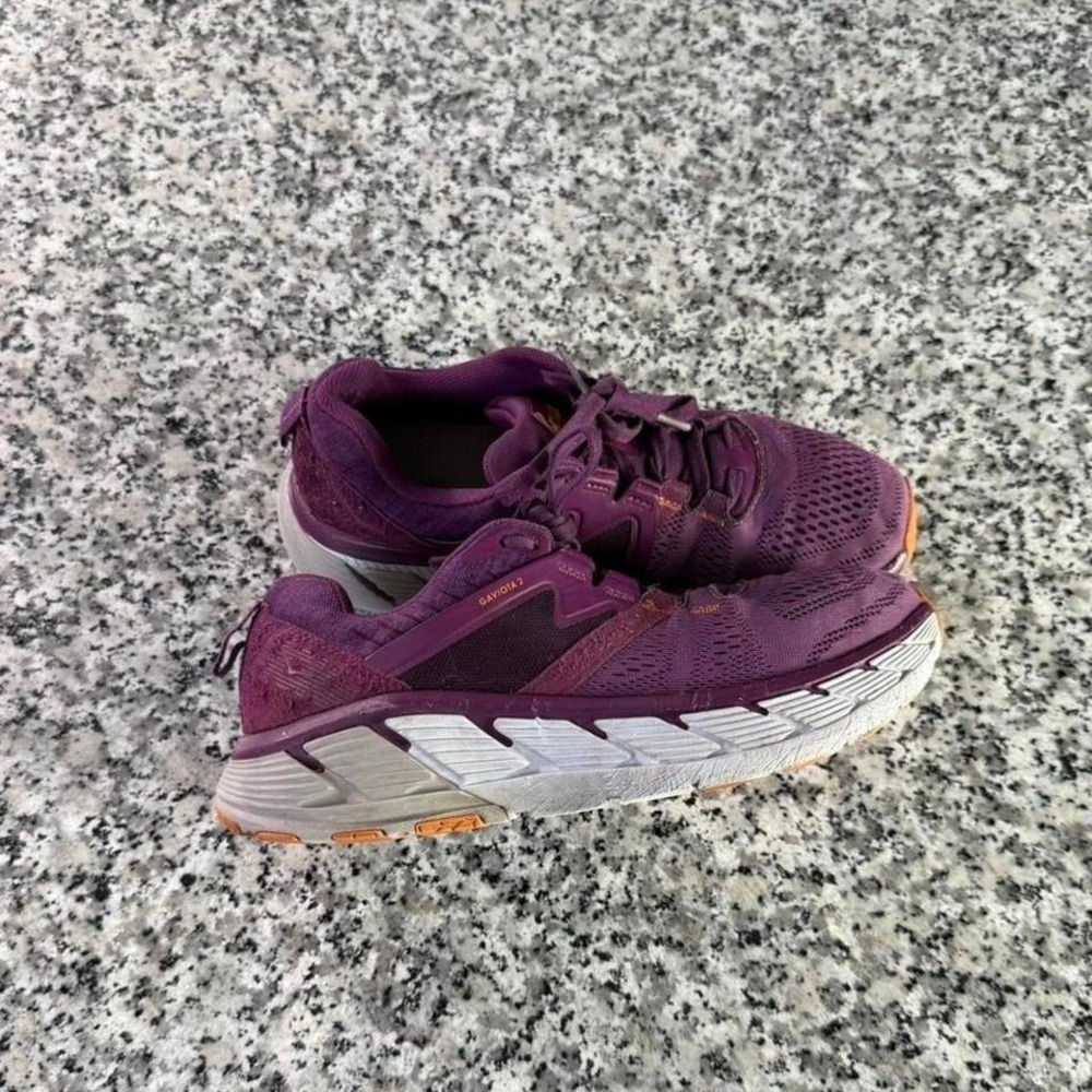 Hoka One One Purple Gaviota‎ 2 Running Sneaker Shoe W8.5